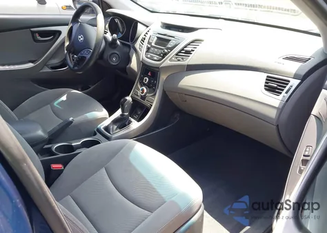 2014 Hyundai Elantra Se from USA, damaged, VIN KMHDH4AE6EU201098